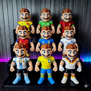 Figuras Mario Bros World Cup Mundial FIFA