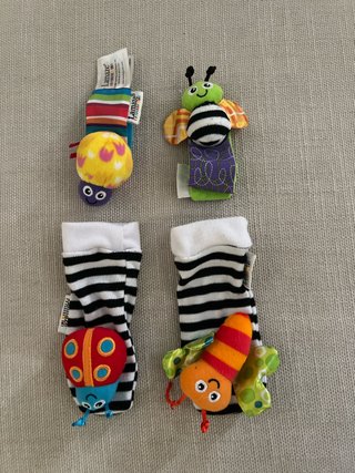 Sonajeros Lamaze Pies y Manos Animales