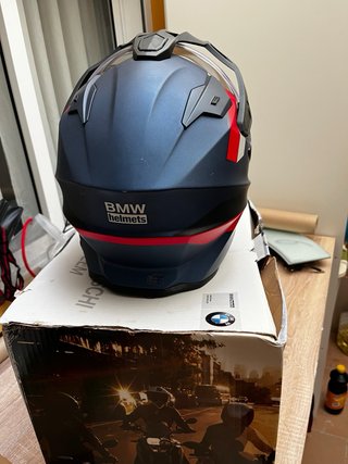 Casco Moto BMW GS PURE Azul/Rojo Trophy