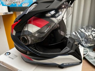 Casco Moto BMW GS PURE Azul/Rojo Trophy