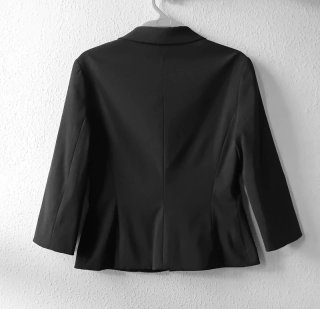 Chaqueta Mango Negra Mujer Talla S