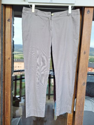 Pantalones Y.L. beige mujer talla M