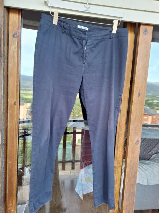 Pantalones Y.L. beige mujer talla M