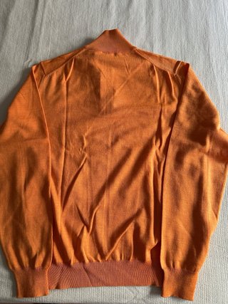 Jersey naranja lana extrafino Soloio