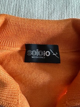 Jersey naranja lana extrafino Soloio