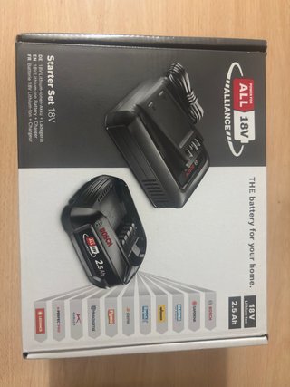 Batería Bosch 18V 2.5Ah y Cargador