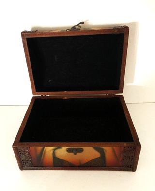 Caja, cofre madera Marilyn Monroe