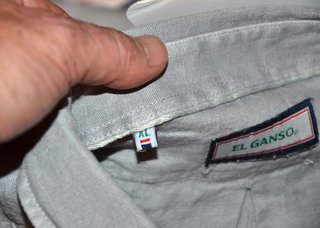 El Ganso Camisa Hombre 100% Lino Talla XL