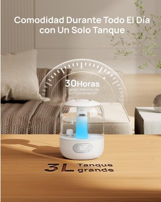 Humidificador ultrasónico silencioso DREO 3L