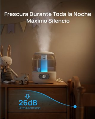 Humidificador ultrasónico silencioso DREO 3L