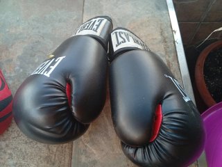 Guantes de Boxeo Everlast Rojos y Negros