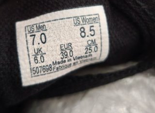 Zapatillas Vans Era Negras Goma Marrón Talla 39