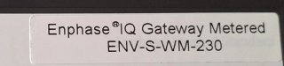 Enphase IQ Envoy Metered (ENV-S-WM-230)