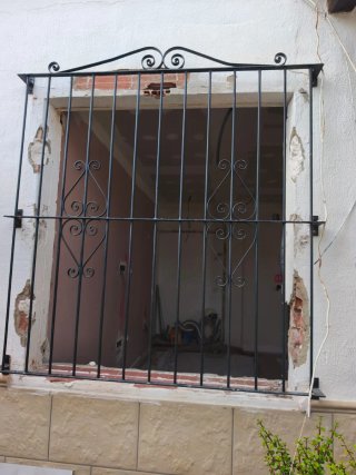 Rejas de ventana de hierro forjado