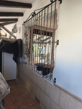 Rejas de ventana de hierro forjado