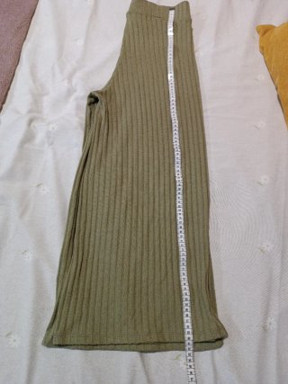 Pantalón campana verde talla L