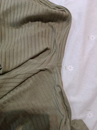 Pantalón campana verde talla L