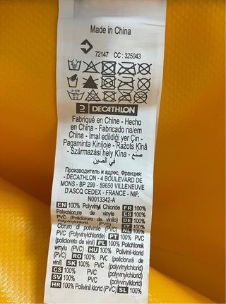 Bolsa Estanca Itiwit 30L Amarilla