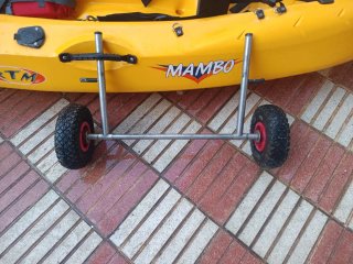 Kayak Mambo 1 plaza con carro xalecos y palas