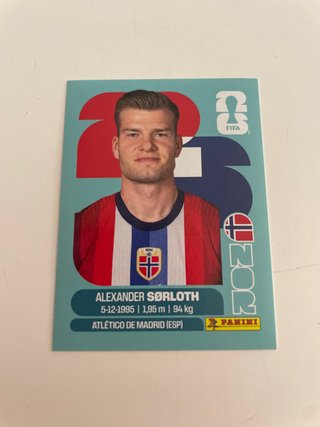 Cromo Alexander Sørloth Mundial 2026