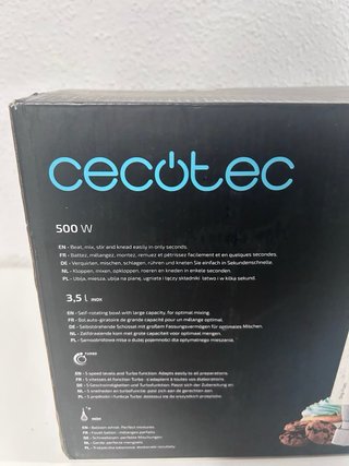 Cecotec Batidora PowerTwist 500 Steel