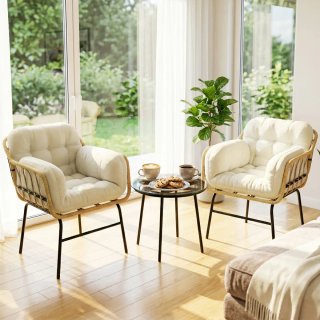 Conjunto Jardín Ratán 3 Piezas