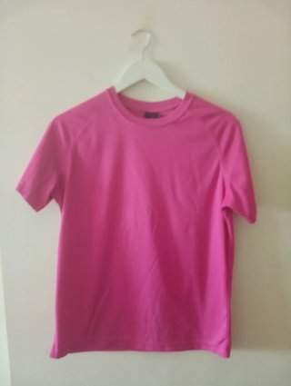 Camiseta fucsia mujer cute aesthetic Talla S