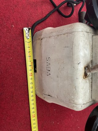 Teléfono antiguo de fábrica "Saba", hierro fundido