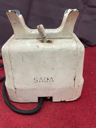 Teléfono antiguo de fábrica "Saba", hierro fundido