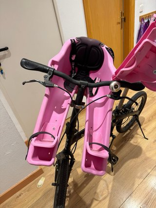 Bicicleta plegable Bfold con silla bebé