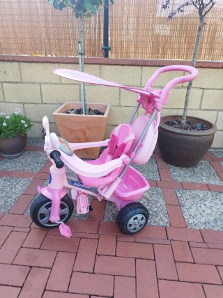 Triciclo para niña rosa