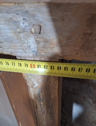Ventana madera 80x100x7 cm