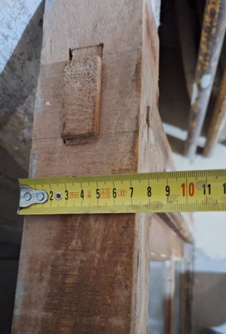 Ventana madera 80x100x7 cm