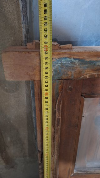 Ventana madera 80x100x7 cm