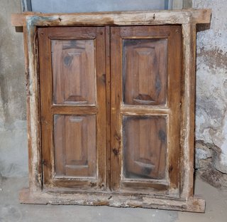 Ventana madera 80x100x7 cm