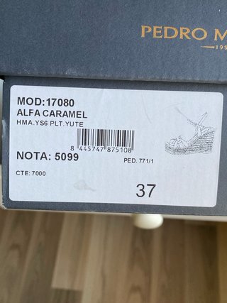 Sandalias cuña piel hebilla mujer