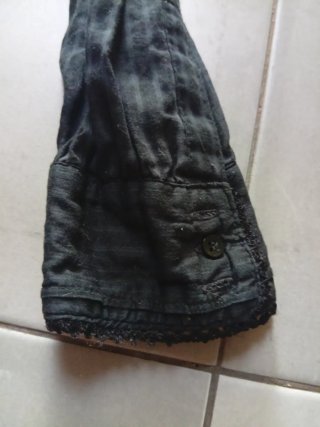 Camisa Bershka Negra Translucida Talla S 26