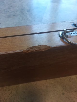 Caja estuche de madera Hauptner, grande.