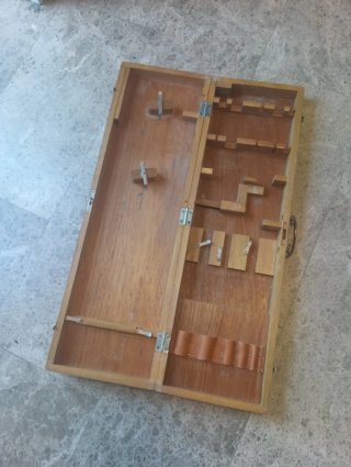 Caja estuche de madera Hauptner, grande.