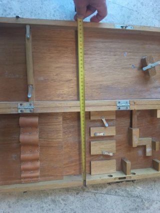 Caja estuche de madera Hauptner, grande.