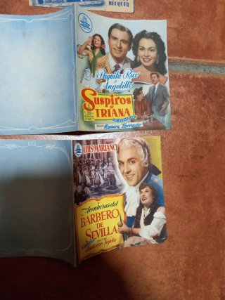 Programas de mano cine antiguos dobles