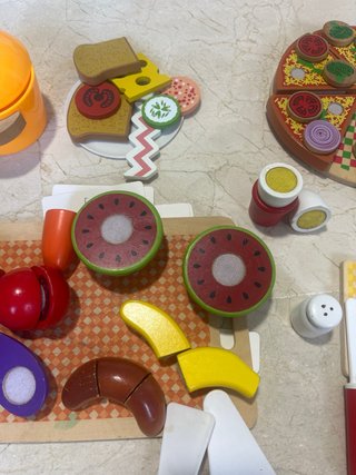 Juguetes madera cocina y casa juego