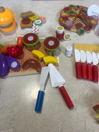 Juguetes madera cocina y casa juego
