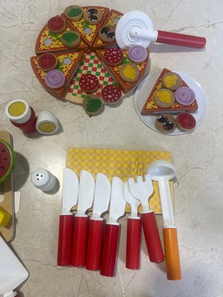 Juguetes madera cocina y casa juego