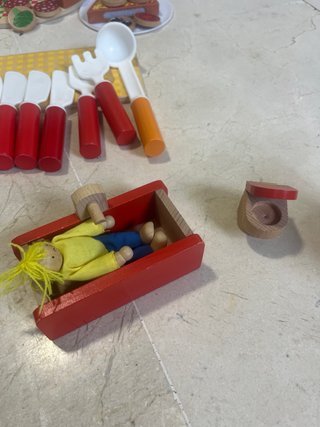 Juguetes madera cocina y casa juego