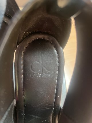 Sandalias cuña Calvin Klein negras T37
