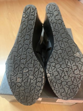 Sandalias cuña Calvin Klein negras T37
