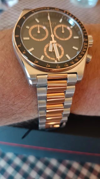 Reloj Tissot PR516 Crono Oro/Plata