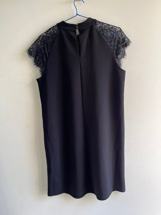 Vestido negro Tom Tailor talla L con encaje nuevo