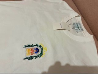 Camiseta Blanca Talla L Única Estampada